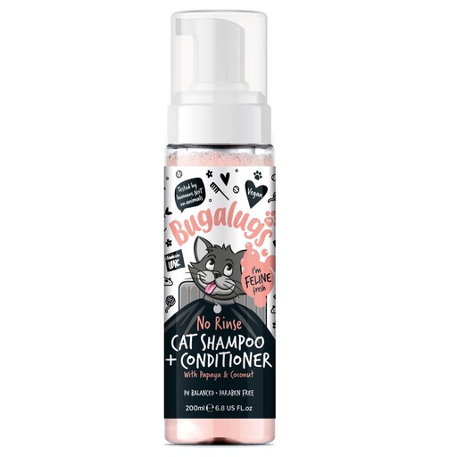 Bugalugs Cat - No Rinse Shampoo & Conditioner